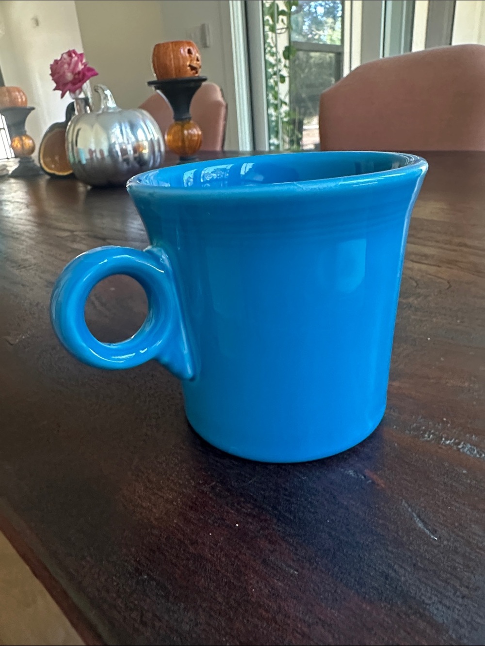 Fiesta HCL Blue Ceramic Coffee Mug with Loop Handle